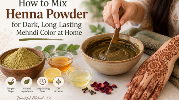 How to Mix Henna Powder for Dark, Long-Lasting Mehndi Color at Home | Maya Mehandi Art