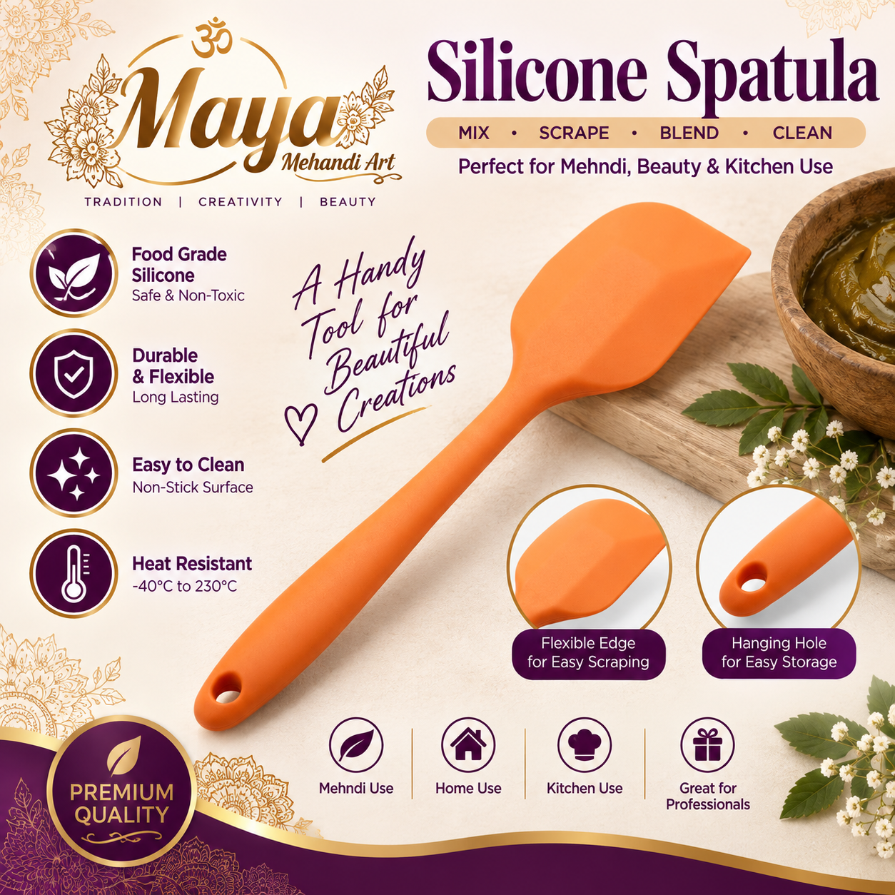 Mehandi Spatula